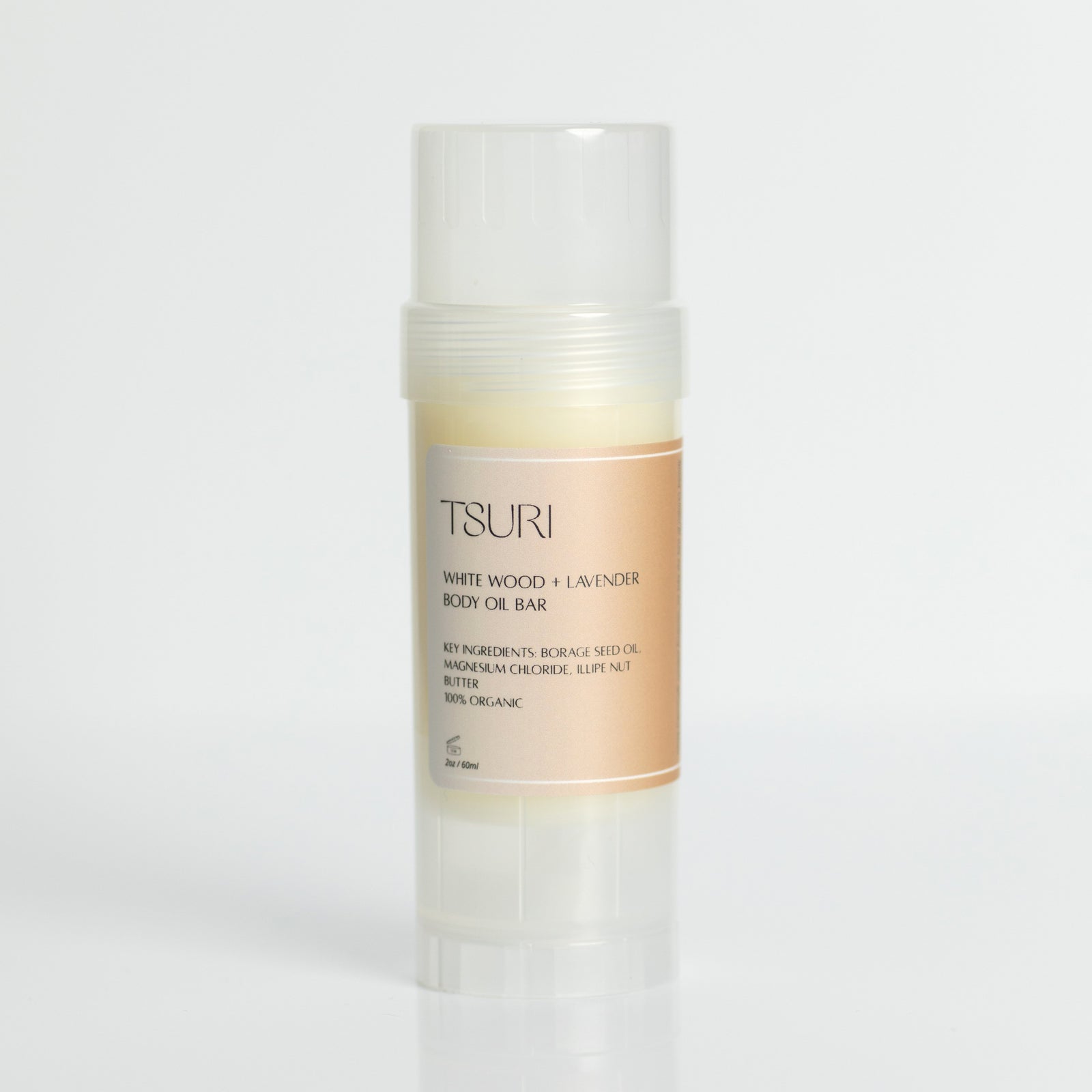 White Wood + Lavender Body Oil Bar