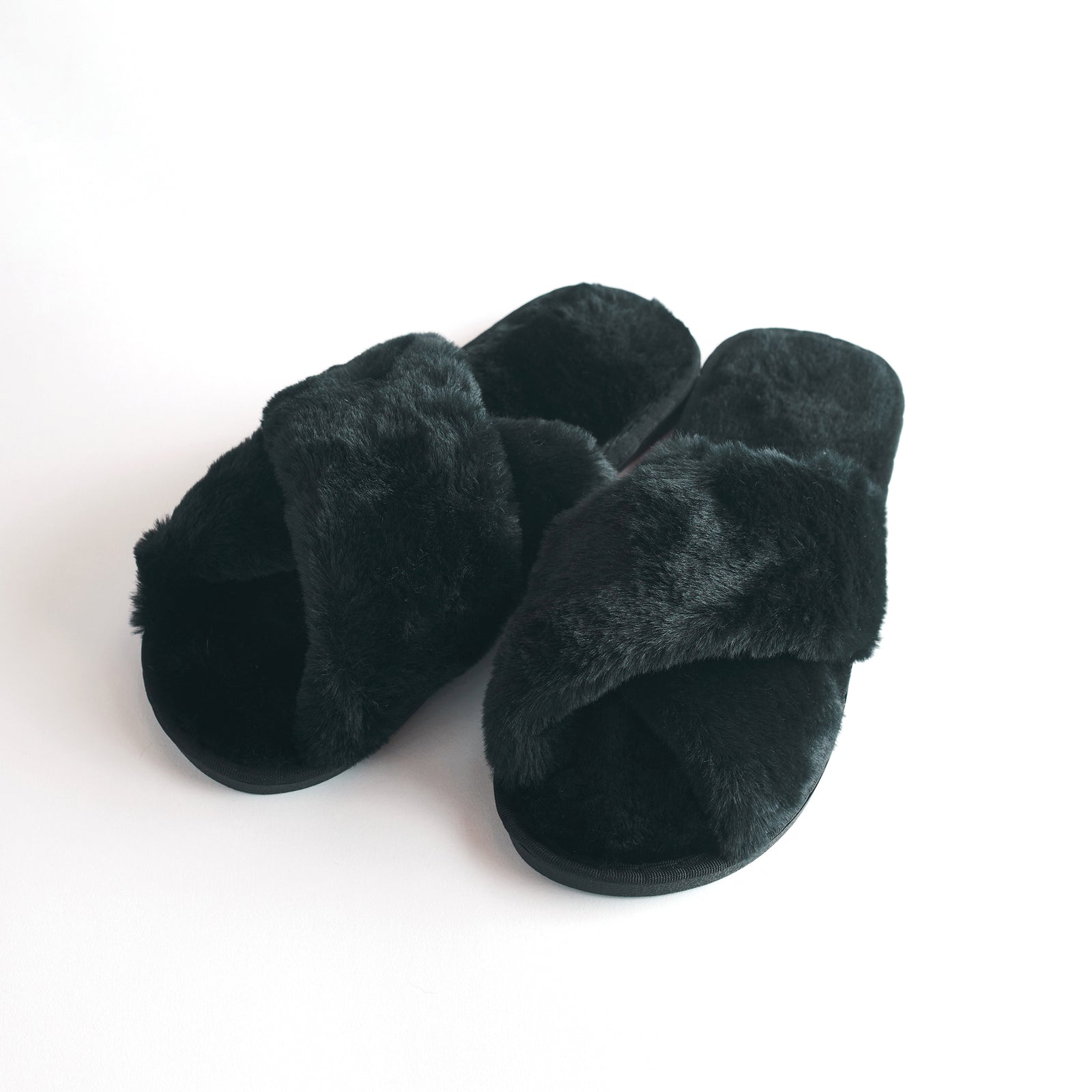 Tsuri Signature Faux Fur Slippers