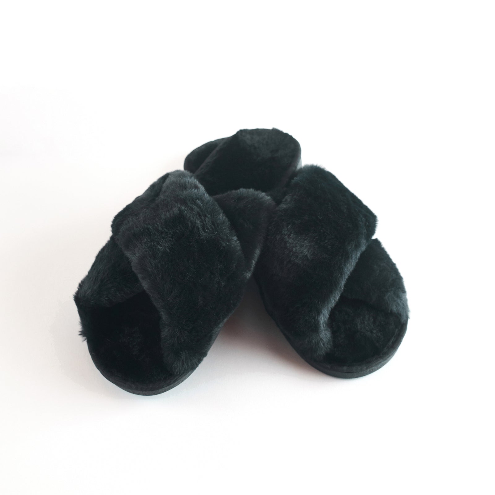 Tsuri Signature Faux Fur Slippers